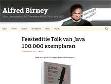 Tablet Screenshot of alfredbirney.com